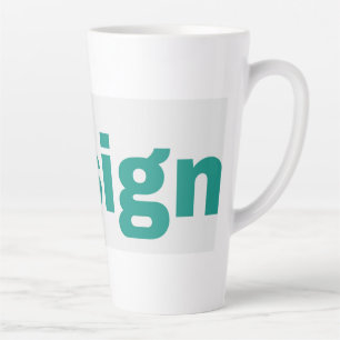 Große Latte-Tasse 17oz Milchtasse