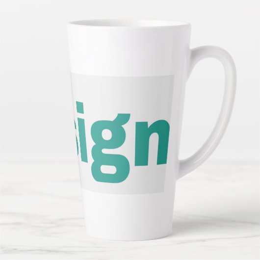 Große Latte-Tasse 17oz Milchtasse (Rechts)