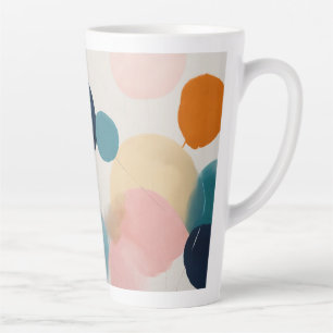 Große Latte-Tasse 17oz - Minimalistisches geometri Milchtasse