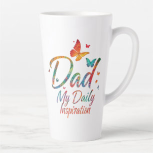 Große Latte-Tasse, 17oz - "Papa: Meine tägliche In Milchtasse