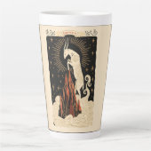 Grosse Latte Tasse Capricorn Celestial Zodiac Art (Vorderseite)