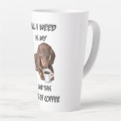 Große Latte-Tasse - Dach in meiner Tasse (Rechte Ecke)