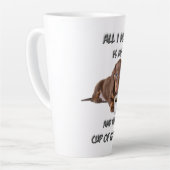 Große Latte-Tasse - Dach in meiner Tasse (Linke Ecke)