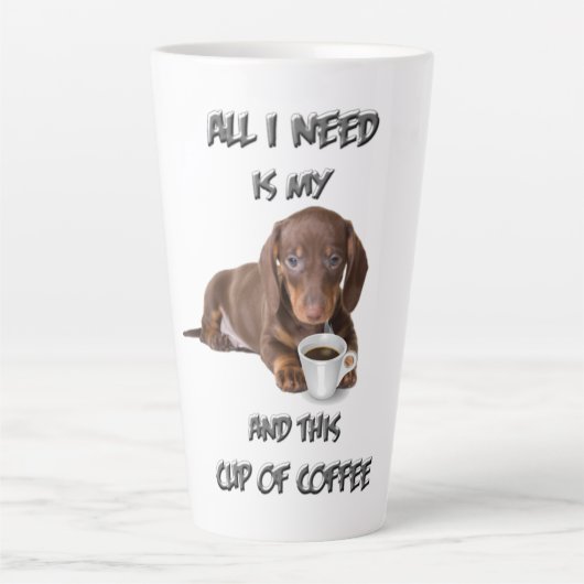 Große Latte-Tasse - Dach in meiner Tasse (Vorderseite)