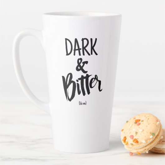 Große Latte-Tasse - Dunkel & Bitter Milchtasse (Beispiel)