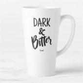 Große Latte-Tasse - Dunkel & Bitter Milchtasse (Rechts)