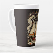 Grosse Latte Tasse Gemini Celestie Zodiac Art (Linke Ecke)