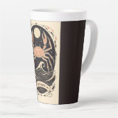 Große Latte Tasse Krebs Celestial Zodiac Art (Rechte Ecke)