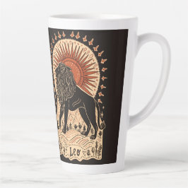 Grosse Latte Tasse Leo Celestial Zodiac Art