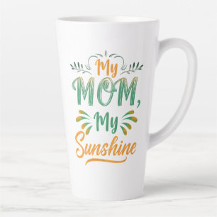 Große Latte Tasse - "Meine Mama, mein Sonnenschein