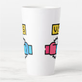 Große Latte-Tasse Milchtasse (Vorderseite)