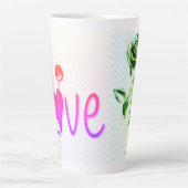 Große Latte-Tasse Milchtasse (Vorderseite)