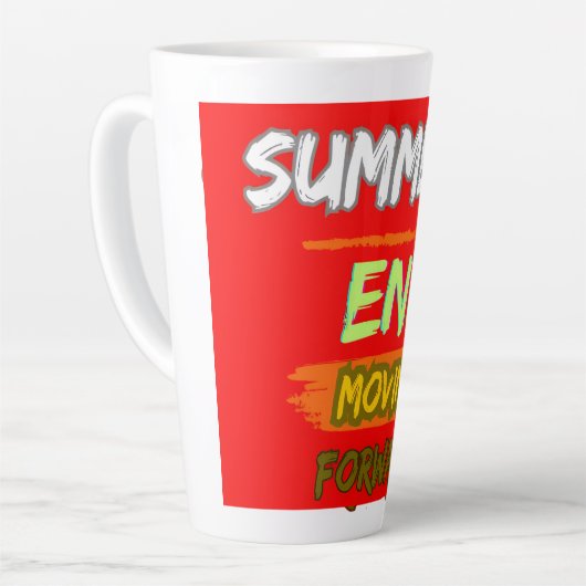 Große Latte-Tasse Milchtasse (Linke Ecke)