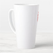 Große Latte-Tasse Milchtasse (Linke Ecke)