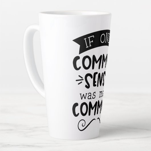 Große Latte-Tasse Milchtasse (Linke Ecke)