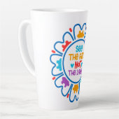 Große Latte-Tasse Milchtasse (Linke Ecke)
