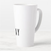 Große Latte-Tasse mit Christlichem Schreiben Milchtasse (Rechte Ecke)