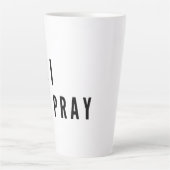 Große Latte-Tasse mit Christlichem Schreiben Milchtasse (Vorderseite)