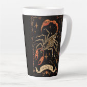 Grosse Latte Tasse Scorpio Celestial (Rechte Ecke)