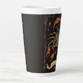 Grosse Latte Tasse Scorpio Celestial (Vorderseite)