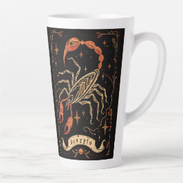 Grosse Latte Tasse Scorpio Celestial