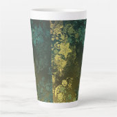 Große Latte Tasse - Überdeckte Keramik Kaffeebeche (Vorderseite)