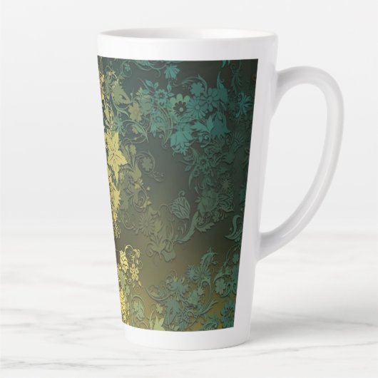 Große Latte Tasse - Überdeckte Keramik Kaffeebeche (Rechts)