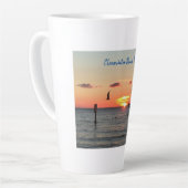 Große Latte Tasse von Clearwater Beach, Florida (Linke Ecke)