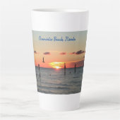 Große Latte Tasse von Clearwater Beach, Florida (Vorderseite)