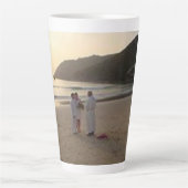 Große Latte Tasse Wenn Sie gerne Kaffee trinken, e (Vorderseite)