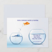 Große Leap-Geschäftsumzug Ankündigung (Vorne/Hinten)