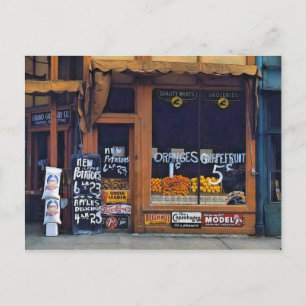 Große Lebensmittelfirma. Lincoln, Nebraska, 1942. Postkarte