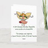 Große Lehrer inspirieren Feiertagskarte (Rückseite)