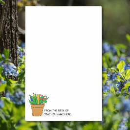 Große Lehrer-Post-Its mit Namenspersonalisierung Post-it Klebezettel