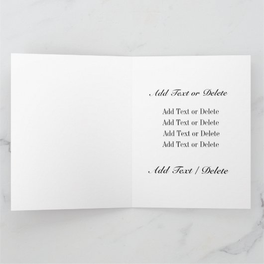 GROSSE (Leibwächter-) Gruß-Karte - SRF Karte (Innenseite)