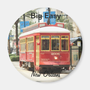GROSSE LEICHT, NEUE ORLEANS STREETCAR MAGNET