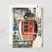 GROSSE LEICHT, NEUE ORLEANS STREETCAR POSTKARTE (Vorne/Hinten)
