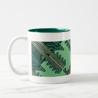 Große Leiterplatte-Tasse Zweifarbige Tasse