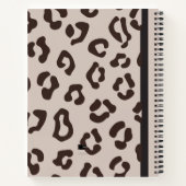 GROSSE LEOPARDRUCKER NOTIZBLOCK (Rückseite)