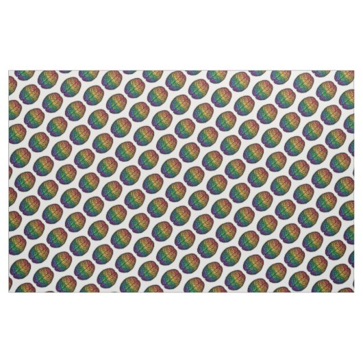 Große LGBTQ Pride Rainbow Brain Vector Stoff (Yard (91,4 cm))