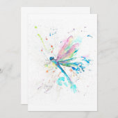 Große Libelle | Niedliches Geschenk für Mütter Ankündigung (Vorne/Hinten)