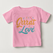 Große Liebe Baby T-shirt (Vorderseite)
