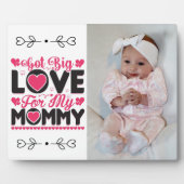 Große Liebe für meine Mommy Plaque got Fotoplatte (Vorderseite)