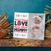 Große Liebe für meine Mommy Plaque got Fotoplatte (Seite)