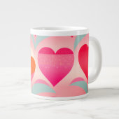 Große Liebe | Jumbo-Tasse (Vorderseite Rechts)