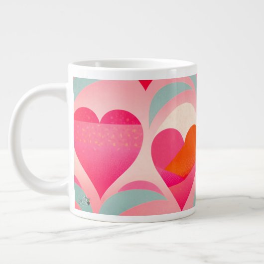 Große Liebe | Jumbo-Tasse (Links)