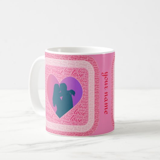 große Liebe Kaffeetasse (Vorderseite Links)