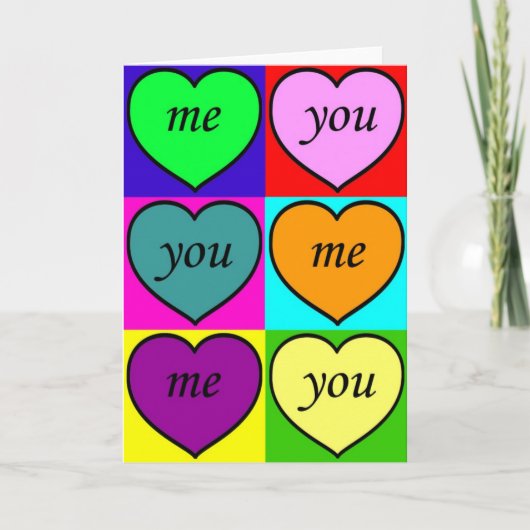 Große Liebe Karte (Vorderseite)