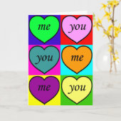 Große Liebe Karte (Gelbe Blume)