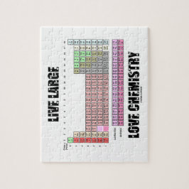 Große Liebe-lebhaftchemie-periodische Puzzle